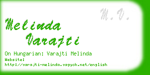 melinda varajti business card